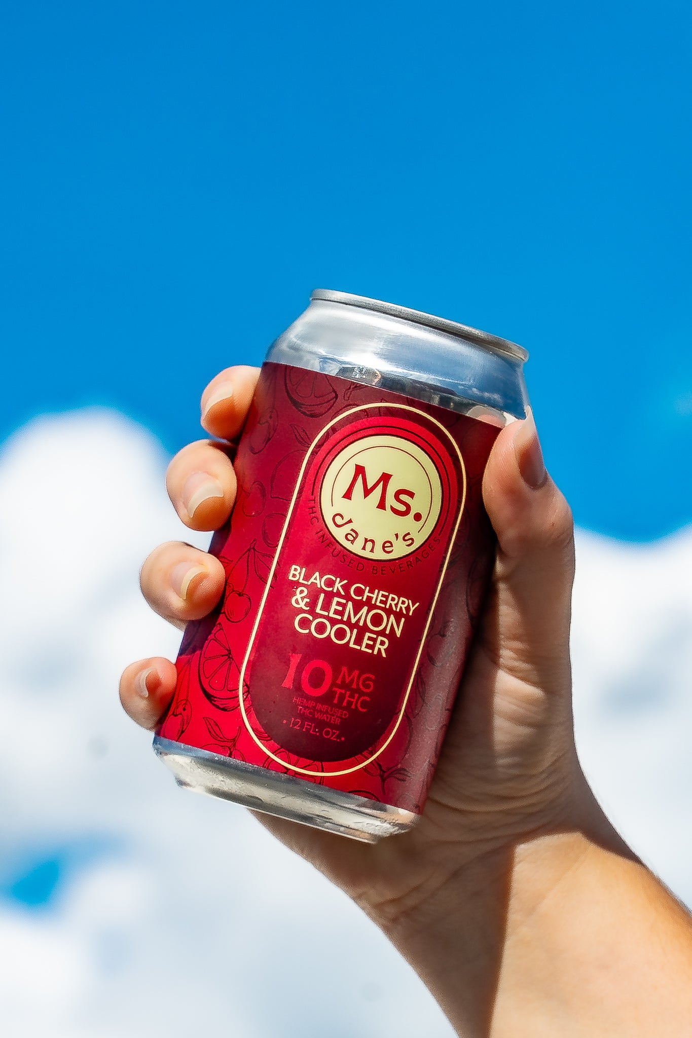 Black Cherry & Lemon Cooler 10mg – Ms.Jane's THC Infused Beverages